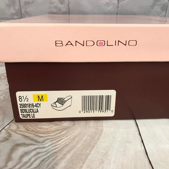 Women's Bandolino Lucilla Wedge Sandals - Picture 7 of 7